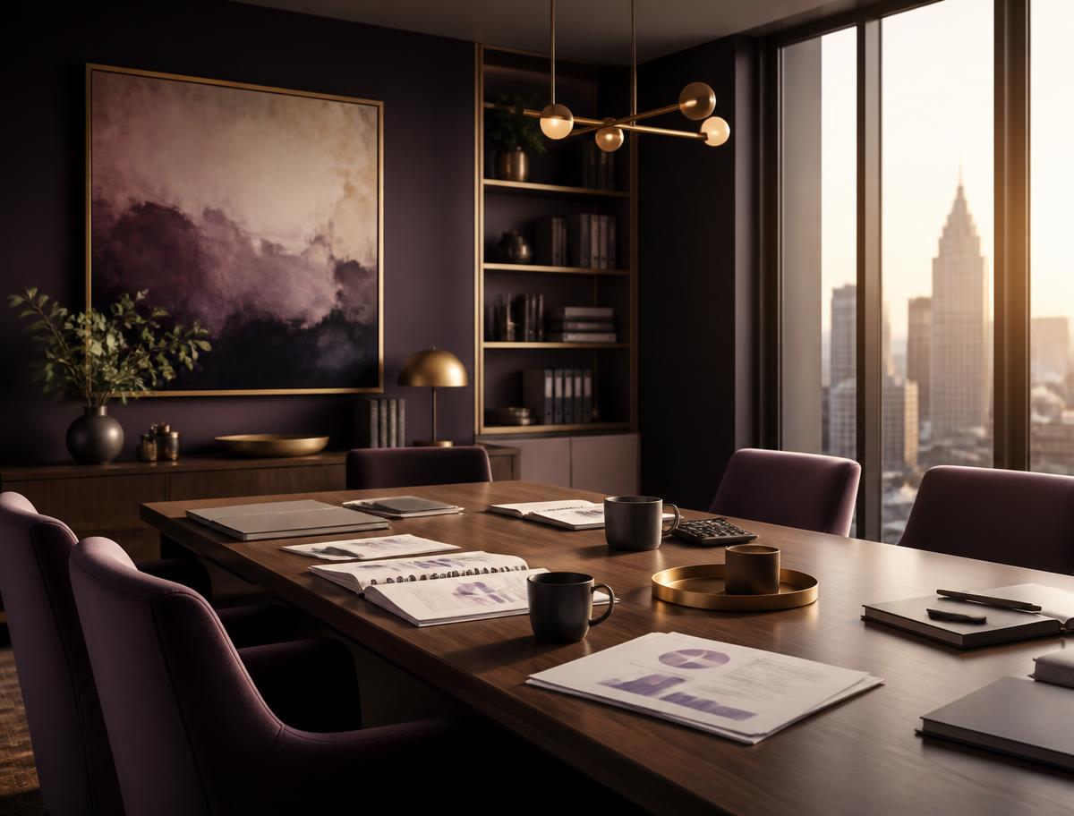 A welcoming accounting office for client meetings